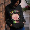 Girl Birthday Pig B-Day Party Kids Gift For Girls Youth Hoodie