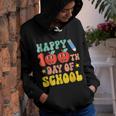 Groovy 100 Day Of School Teachers Kids Happy 100 Days Boys Youth Hoodie