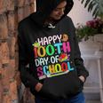 Happy 100Th Day Of School Teachers Kids Happy 100 Days Youth Hoodie