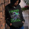 I Crushed 100 Days Of School Monster Truck Kids Boys Youth Hoodie
