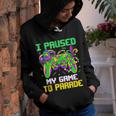I Paused My Game To Parade Funny Video Gamer Mardi Gras V2 Youth Hoodie
