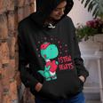 I Steal Hearts Valentines Day Cute Dinosaur V-Day Boys Kids Youth Hoodie