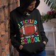 I Tackled 100 Day Of School Football Boy 100Th Day Of School V9 Youth Hoodie