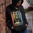 Level 20 Unlocked Funny Video Gamer 20Th Birthday Gift Youth Hoodie