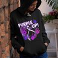 Purple Up For Military Month Of The Military Child Kids Youth Hoodie