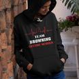 Team Browning Lifetime Member Family Youth Kid Hearbea Youth Hoodie