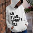 Go Team Sports Yay Sports And Games Competition Team Youth Hoodie
