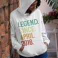 Kids 7 Years Old Legend Since April 2016 7Th Birthday Youth Hoodie
