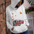 Kids Fire Truck 5Th Birthday Boy Firefighter 5 Year Old Youth Hoodie
