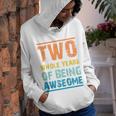Kids Two Whole Years Of Being Awesome 2Nd Birthday Birthday BoyYouth Hoodie