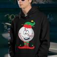 Christmas Funny Baseball Elf Xmas Pajama Matching Family Boy  Youth Hoodie