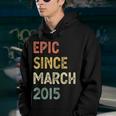 8Th Birthday Boys Girls Epic Since March 2015 8 Years Old Youth Hoodie