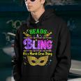 Beads And Bling Its A Mardi Gras Thing Carnival Boys Girls Youth Hoodie