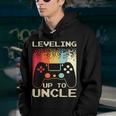Best New Uncle For Men Boys Soon To Be Uncle Nephew Gamer Youth Hoodie