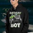 Birthday Boy Monster Truck Birthday Party Gift For Boys Kids Youth Hoodie
