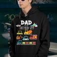 Dad Of The Birthday Boy Family Matching Train Car Fire Truck Youth Hoodie