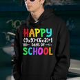 Funny Math Formula Happy 100 Days Of School Back To School Youth Hoodie