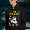 Happy 100 Days Of School Astronaut Outer Space Kids Child V2 Youth Hoodie