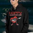 Happy Valentines Day Dab Heart Gamer Valentine Boys Men Kids Youth Hoodie