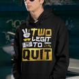 Hip Hop Two Legit To Quit 2Nd Birthday Decorations Boy Girl Youth Hoodie