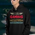 I Like Gaming Sleeping And Maybe 3 People Funny Gamer Gaming Youth Hoodie