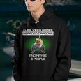 I Like Video Games Bearded Dragons And Maybe 3 People Funny Youth Hoodie