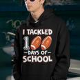 I Tackled 100 Day Of School Football Boy 100Th Day Of School V5 Youth Hoodie