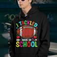 I Tackled 100 Day Of School Football Boy 100Th Day Of School V9 Youth Hoodie
