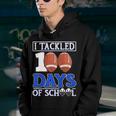 I Tackled 100 Day Of School Football Boy 100Th Day School V4 Youth Hoodie