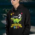 Kids 2 Year Old Shirt 2Nd Birthday BoyRex Dinosaur T Shirt Youth Hoodie