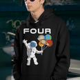 Kids 4 Year Old Outer Space Birthday Party 4Th Birthday Shirt B Youth Hoodie