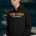 Kids Table Alumni Funny Retro Groovy Matching Thanksgiving Youth Hoodie