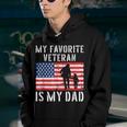 My Favorite Veteran Is My Dad For Kids Father Veterans Day Youth Hoodie