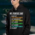 My Perfect Day Video Games Funny Video Gamer Retro Youth Hoodie