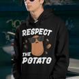 Respect The Potato For Kids Boys Men Funny Vegetable Youth Hoodie