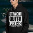 Straight Outta Pre-K School Class Of 2024 Funny Graduation Youth Hoodie