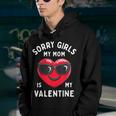 Valentines Day Boys Sorry Girls My Mom Is My Valentine Funny Youth Hoodie