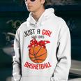Just A Girl Who Loves Basketball Girl Kids Girls Youth Hoodie