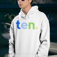 Kids 10Th Birthday Boy 10 Year Old Ten | Party Ideas Age 10 Youth Hoodie