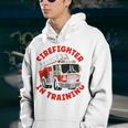Kids Firefighter In Training Boys Fire Truck Toddler Youth Hoodie