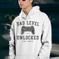 Mens Dad Level Unlocked 2023 New Dad To Be Gifts Gamer Father Day Youth Hoodie