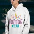 Unicorn Birthday GirlUnicorns Party Squad Kids Gift Youth Hoodie