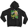 St Patricks Day Dinosaur Dino Saurus Irish Shamrock Kids Boy  Youth Hoodie