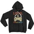 6 Year Old Gifts Level 6 Unlocked 6Th Birthday Video Game Youth Hoodie