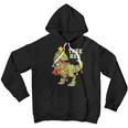 Christmas Dinosaur Kids Boys Men Christmas Lights Tree Rex V2 Youth Hoodie