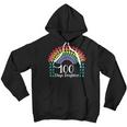 Cute 100 Days Of School 100 Days Brighter Hearts 100Th Day Youth Hoodie
