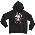 Just A Girl Who Loves Cats Cute Cat Lover Boys Girls Youth Hoodie
