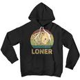 Loner Vintage Funny Euchre Card Game Youth Hoodie