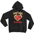 Pizza Is My Valentine Funny Valentines Day Boys Kids Youth Hoodie