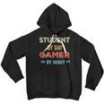 Student By Day Gamer By Night Meme For Gamers Youth Hoodie